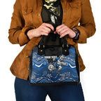 Custom Bulldogs Shoulder Handbag Dog Mascot With Aboriginal Indigenous