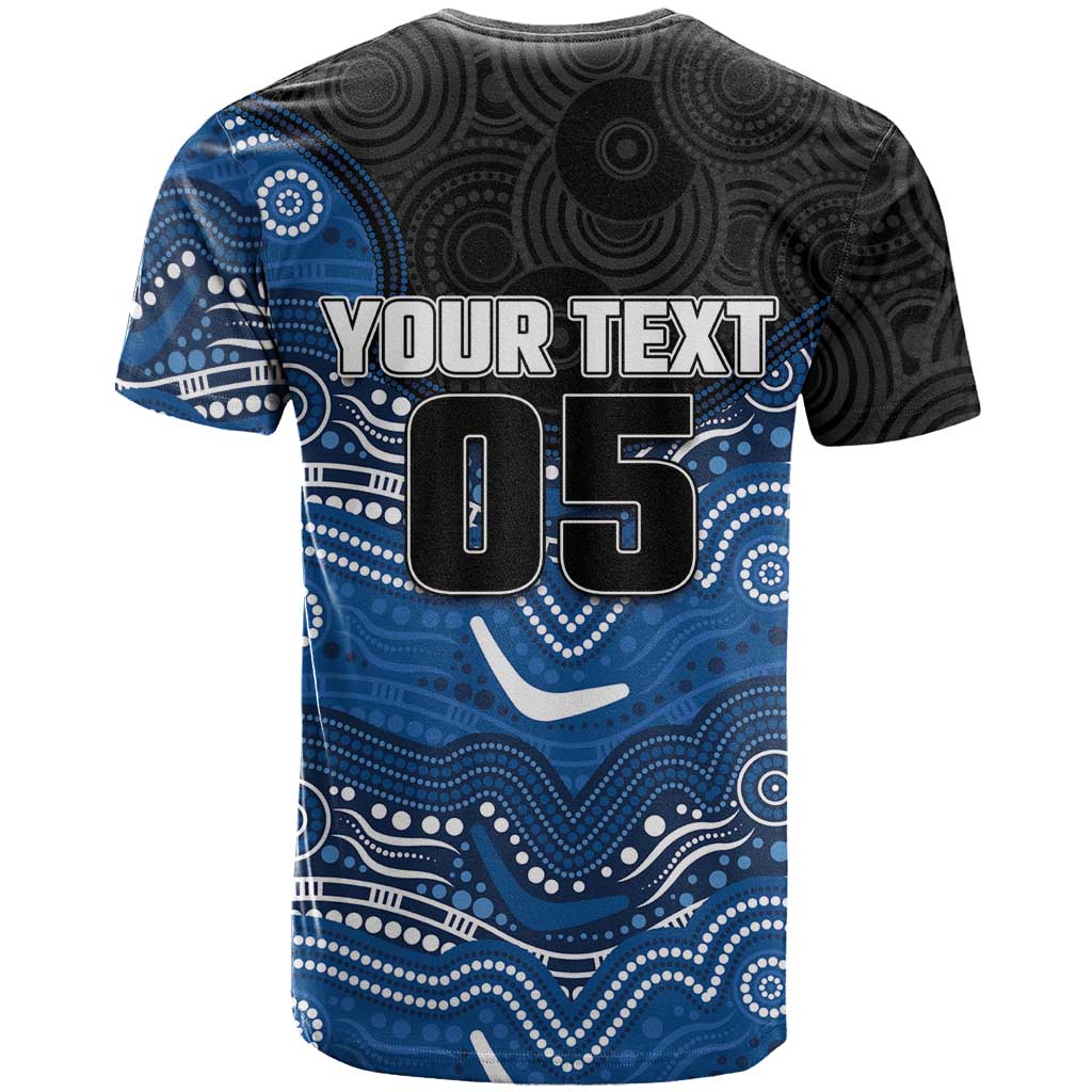 Custom Bulldogs T Shirt Dog Mascot With Aboriginal Indigenous