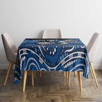 Custom Bulldogs Tablecloth Dog Mascot With Aboriginal Indigenous