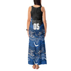 Custom Bulldogs Tank Maxi Dress Dog Mascot With Aboriginal Indigenous