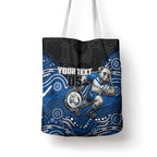 Custom Bulldogs Tote Bag Dog Mascot With Aboriginal Indigenous