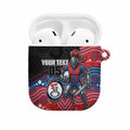 Custom Knights AirPods Case Warrior Mascot With Aboriginal Indigenous