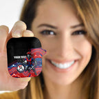 Custom Knights AirPods Case Warrior Mascot With Aboriginal Indigenous