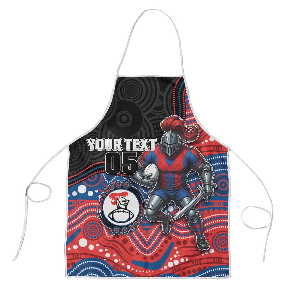 Custom Knights Apron Warrior Mascot With Aboriginal Indigenous
