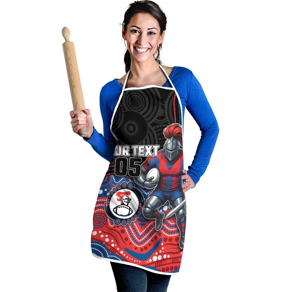 Custom Knights Apron Warrior Mascot With Aboriginal Indigenous