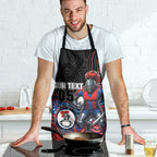 Custom Knights Apron Warrior Mascot With Aboriginal Indigenous