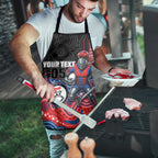 Custom Knights Apron Warrior Mascot With Aboriginal Indigenous