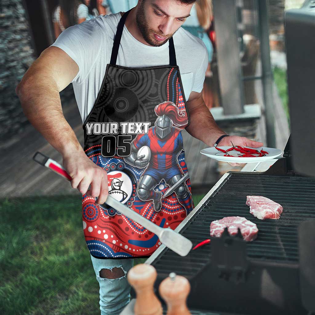 Custom Knights Apron Warrior Mascot With Aboriginal Indigenous