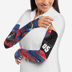 Custom Knights Arm Sleeves Warrior Mascot With Aboriginal Indigenous