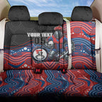 Custom Knights Back Car Seat Cover Warrior Mascot With Aboriginal Indigenous