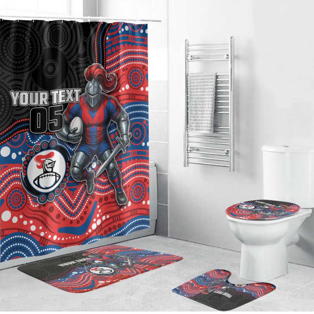 Custom Knights Bathroom Set Warrior Mascot With Aboriginal Indigenous