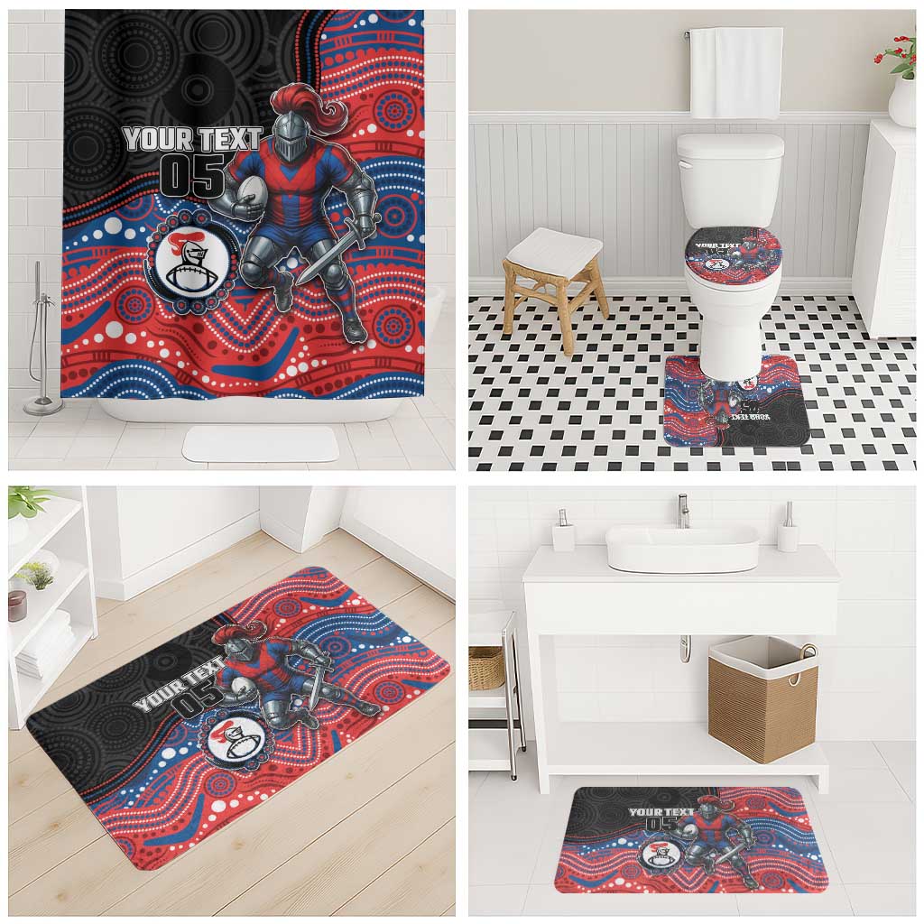 Custom Knights Bathroom Set Warrior Mascot With Aboriginal Indigenous