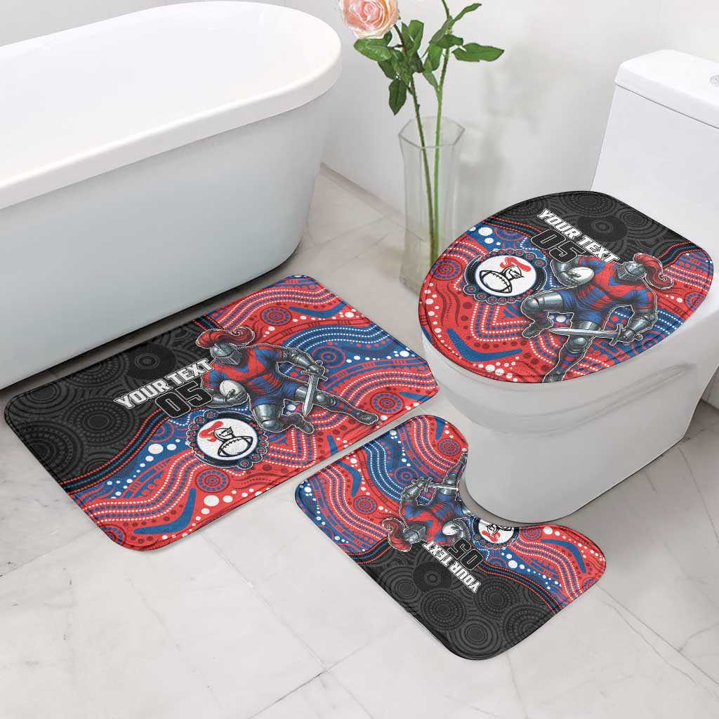 Custom Knights Bathroom Set Warrior Mascot With Aboriginal Indigenous