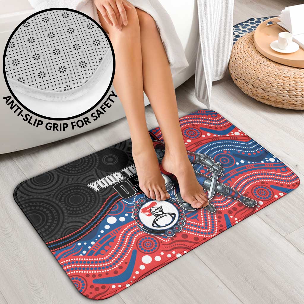 Custom Knights Bathroom Set Warrior Mascot With Aboriginal Indigenous