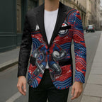 Custom Knights Blazer Warrior Mascot With Aboriginal Indigenous