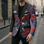 Custom Knights Blazer Warrior Mascot With Aboriginal Indigenous