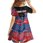 Custom Knights Family Matching Summer Maxi Dress and Hawaiian Shirt Warrior Mascot With Aboriginal Indigenous