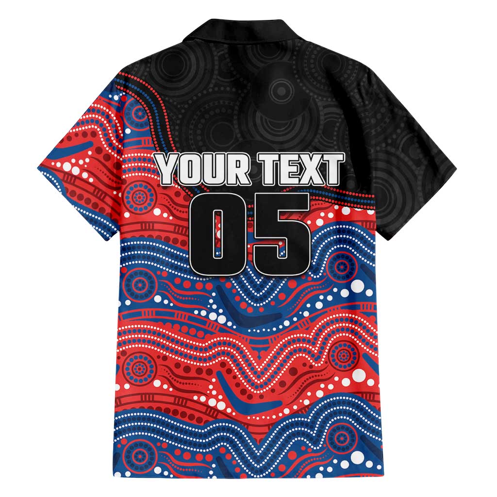 Custom Knights Family Matching Tank Maxi Dress and Hawaiian Shirt Warrior Mascot With Aboriginal Indigenous