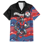 Custom Knights Hawaiian Shirt Warrior Mascot With Aboriginal Indigenous