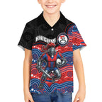 Custom Knights Hawaiian Shirt Warrior Mascot With Aboriginal Indigenous