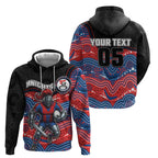 Custom Knights Hoodie Warrior Mascot With Aboriginal Indigenous