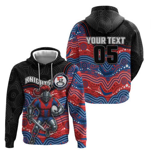 Custom Knights Hoodie Warrior Mascot With Aboriginal Indigenous