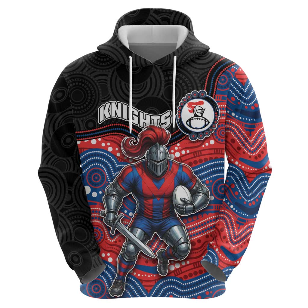 Custom Knights Hoodie Warrior Mascot With Aboriginal Indigenous
