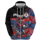 Custom Knights Hoodie Warrior Mascot With Aboriginal Indigenous