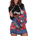 Custom Knights Hoodie Dress Warrior Mascot With Aboriginal Indigenous