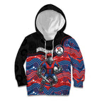 Custom Knights Kid Hoodie Warrior Mascot With Aboriginal Indigenous