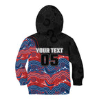 Custom Knights Kid Hoodie Warrior Mascot With Aboriginal Indigenous