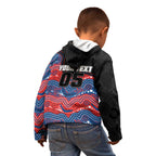 Custom Knights Kid Hoodie Warrior Mascot With Aboriginal Indigenous