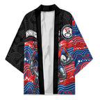 Custom Knights Kimono Warrior Mascot With Aboriginal Indigenous