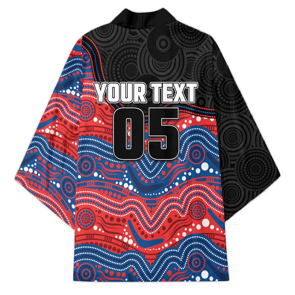 Custom Knights Kimono Warrior Mascot With Aboriginal Indigenous
