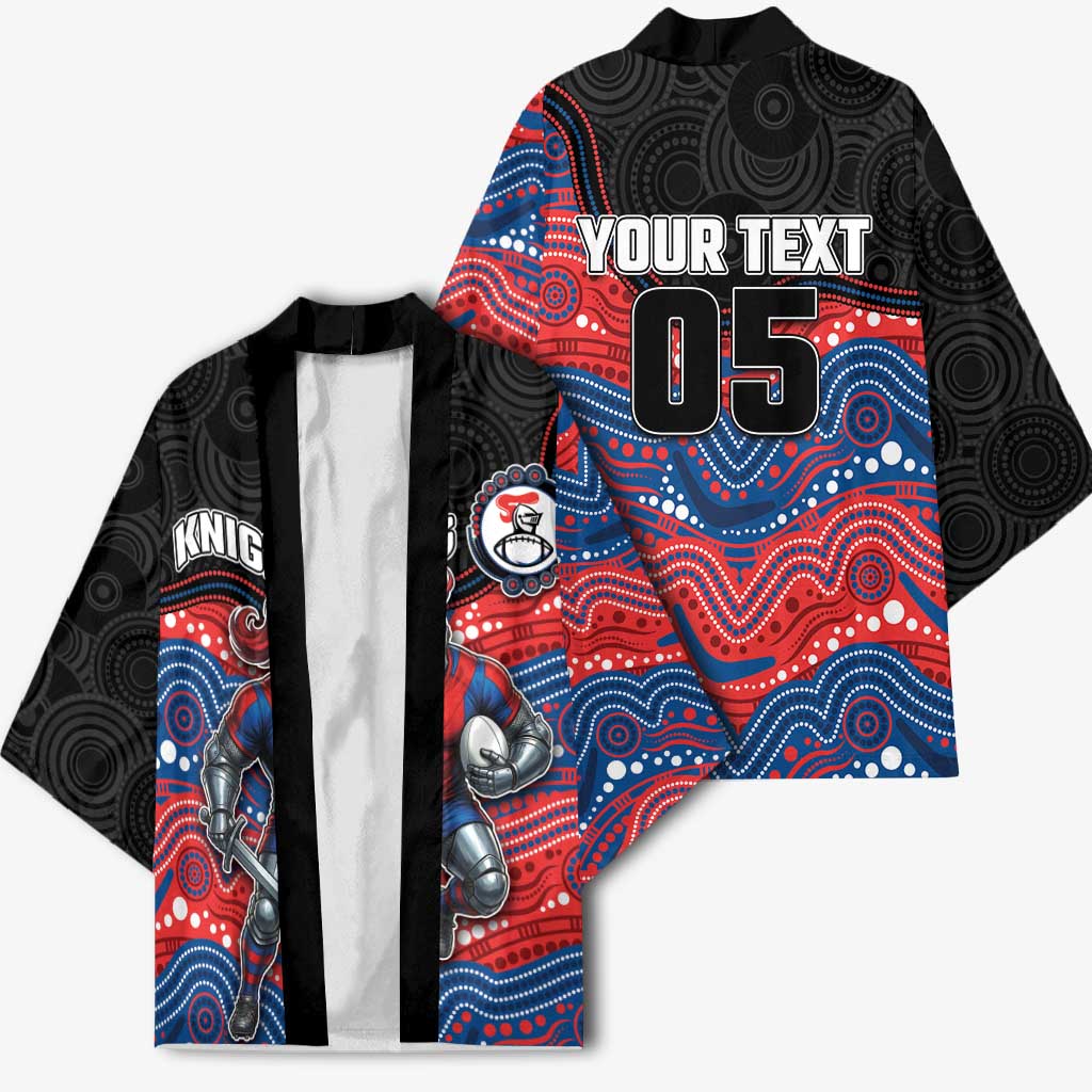 Custom Knights Kimono Warrior Mascot With Aboriginal Indigenous