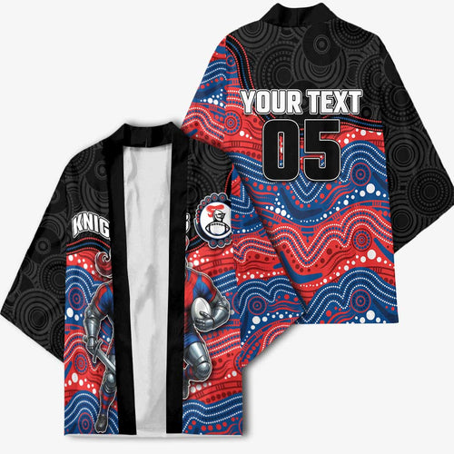 Custom Knights Kimono Warrior Mascot With Aboriginal Indigenous