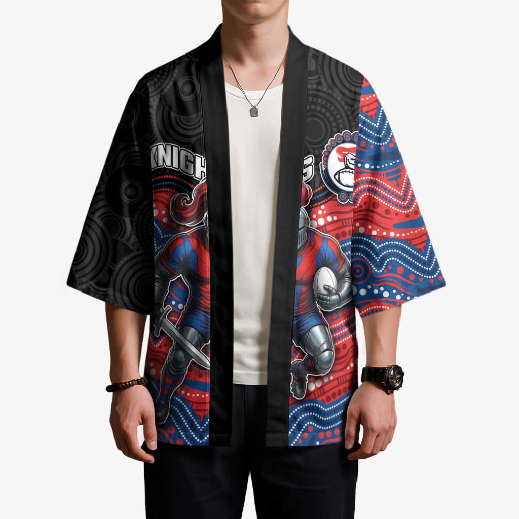 Custom Knights Kimono Warrior Mascot With Aboriginal Indigenous