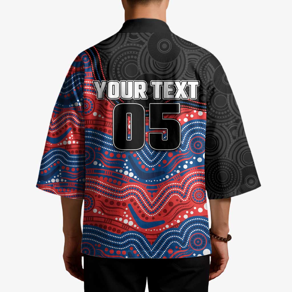 Custom Knights Kimono Warrior Mascot With Aboriginal Indigenous