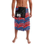 Custom Knights Lavalava Warrior Mascot With Aboriginal Indigenous
