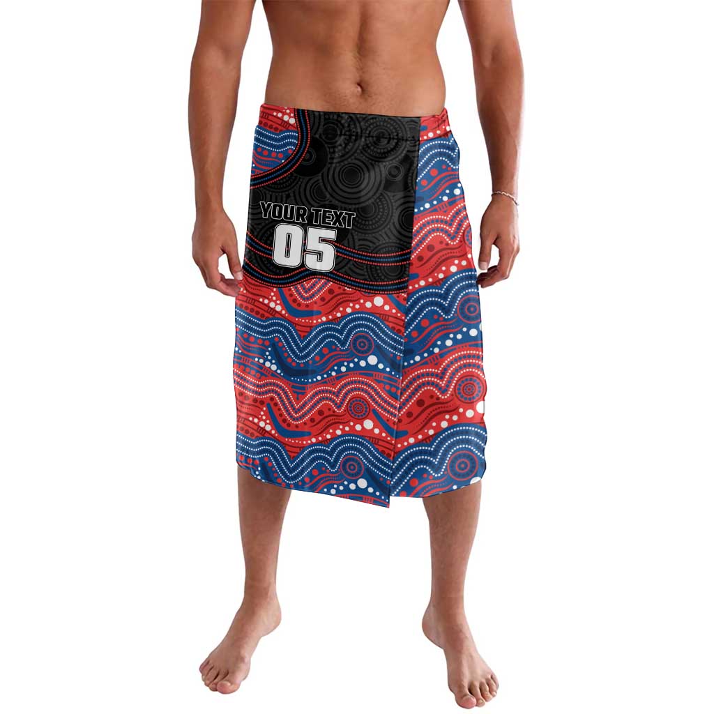 Custom Knights Lavalava Warrior Mascot With Aboriginal Indigenous