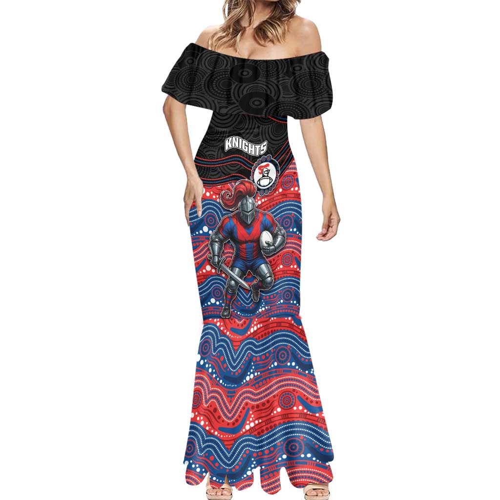 Custom Knights Mermaid Dress Warrior Mascot With Aboriginal Indigenous