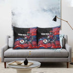 Custom Knights Pillow Cover Warrior Mascot With Aboriginal Indigenous