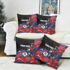 Custom Knights Pillow Cover Warrior Mascot With Aboriginal Indigenous
