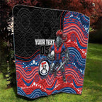 Custom Knights Quilt Warrior Mascot With Aboriginal Indigenous
