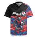 Custom Knights Rugby Jersey Warrior Mascot With Aboriginal Indigenous