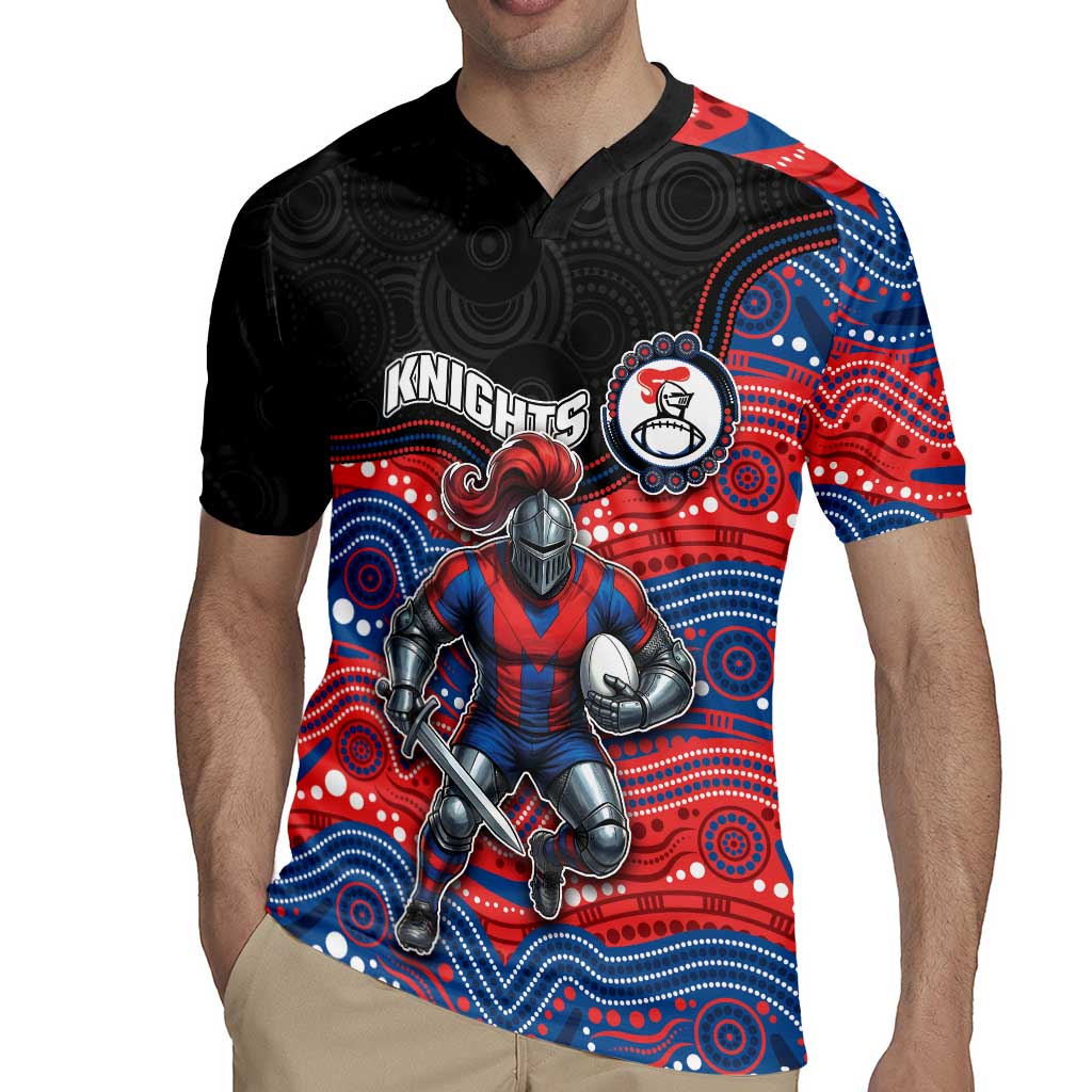 Custom Knights Rugby Jersey Warrior Mascot With Aboriginal Indigenous