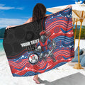 Custom Knights Sarong Warrior Mascot With Aboriginal Indigenous