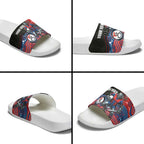 Custom Knights Slide Sandals Warrior Mascot With Aboriginal Indigenous