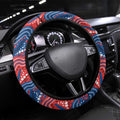 Knights Steering Wheel Cover Warrior Mascot With Aboriginal Indigenous