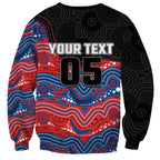 Custom Knights Sweatshirt Warrior Mascot With Aboriginal Indigenous